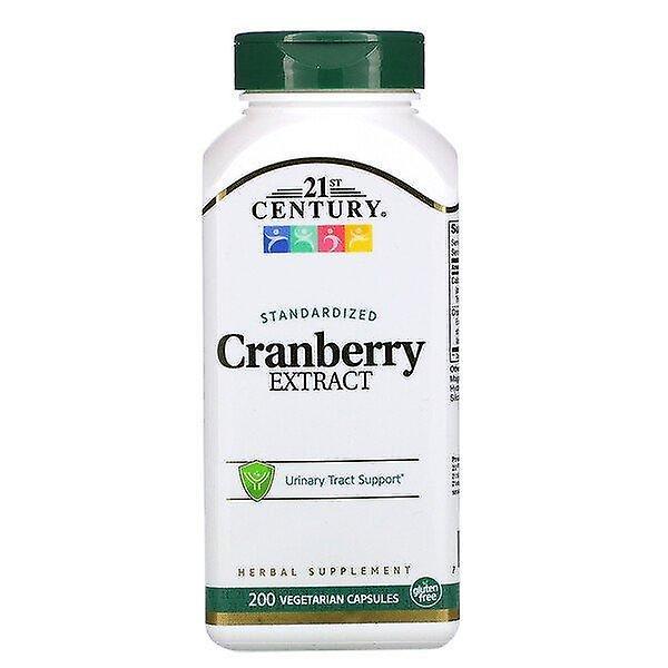 21st Century, Cranberry Extract, Standardized, 200 Vegetarian Capsules on Productcaster.