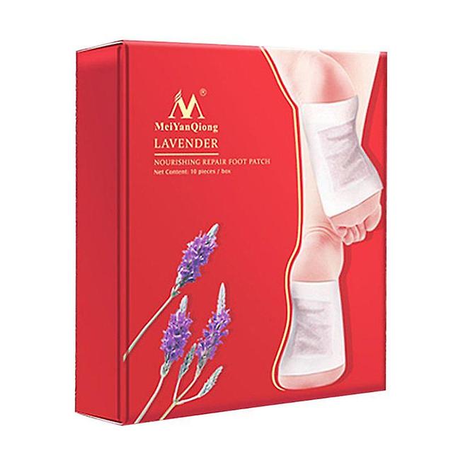 10pcs Lavender Detox Foot Patches Almohadillas Reparación nutritiva Mejorar el yeso del sueño on Productcaster.