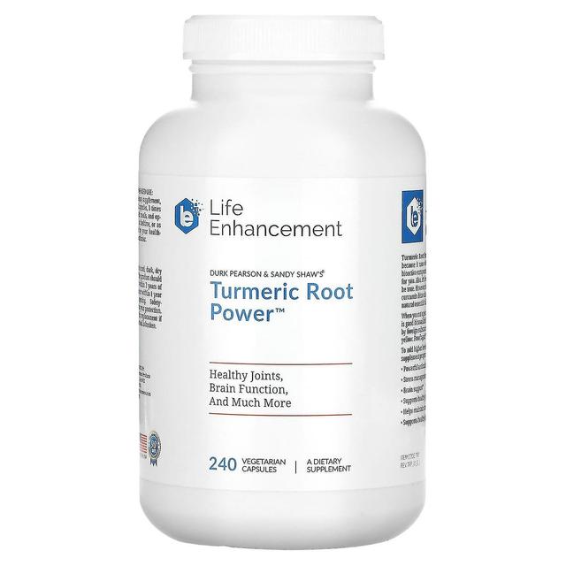 Life Enhancement, Turmeric Root Power, 240 Vegetarian Capsules on Productcaster.