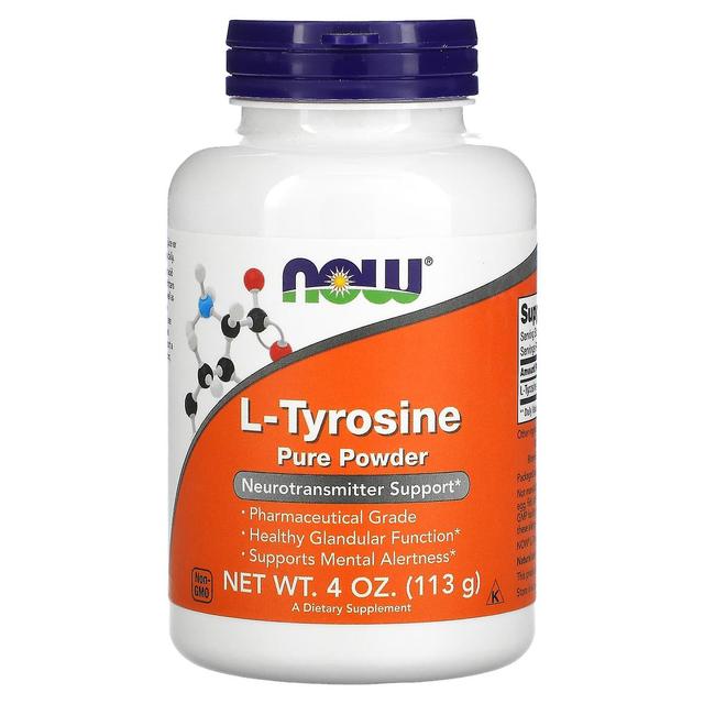 NOW Foods, L-Tyrosine Pure Powder, 4 oz (113 g) on Productcaster.