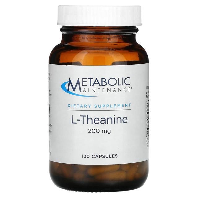 Metabolic Maintenance Manutenção Metabólica, L-Theanine, 200 mg, 120 Cápsulas on Productcaster.