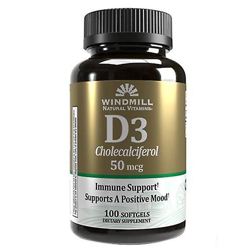 Windmill Health Vitamin D3, 100 Softgels (Pack of 6) on Productcaster.