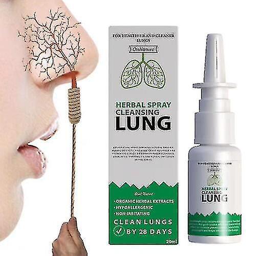 christina show Lung Detox Herbal Cleanser Spray For Smokers Clear Nasal Congestion 20ml on Productcaster.