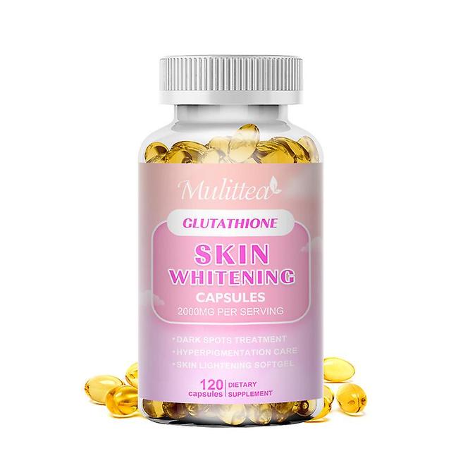 Visgaler Glutathione Collagen Supplement Capsules Antioxidant Anti-aging Boosting Immunity Dull Whitening Health& Skin Care 120pcs on Productcaster.