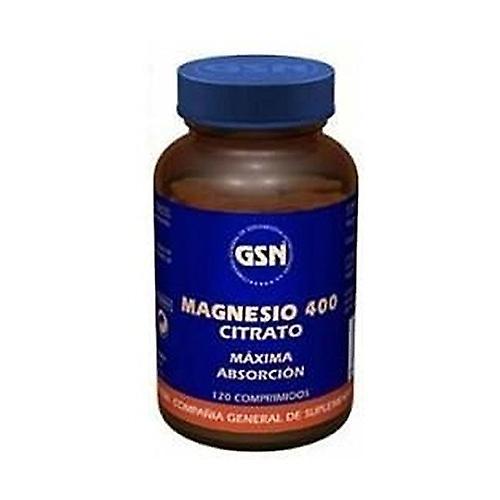 GSN Magnesium 400 Citrate 120 tablets on Productcaster.