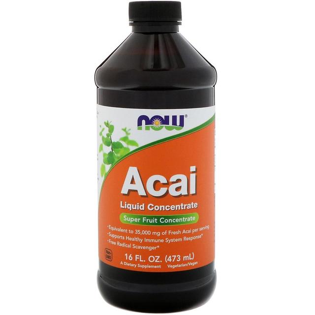 Now Foods, Açaí Líquido Concentrado, 16 fl oz (473 ml) on Productcaster.