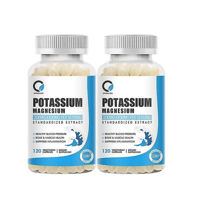 High Absorption Magnesium Citrate 300mg, 120 Veggie Capsules - 60 Servings, Gluten Free, Non-GMO, Vegetarian FriendlyTIB TIB . 2 bottles 120pcs on Productcaster.