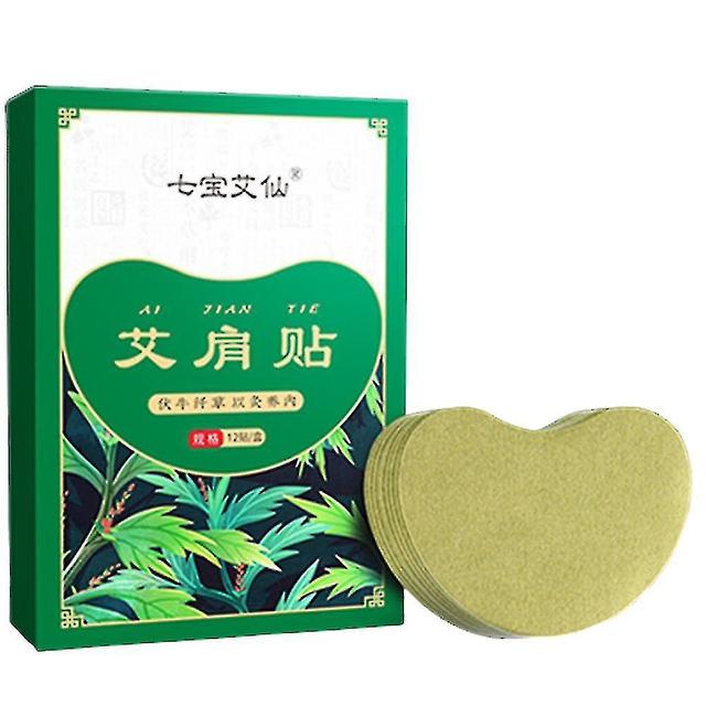 Self-heating Moxibustion Sticker Wormwood Shoulder Neck Stress Pain Relief on Productcaster.