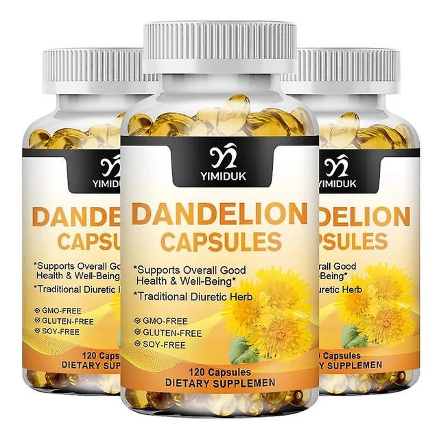 Sofirn Dandelion Root Capsule Healthy Liver, Kidney, Digestion & Water Balance Support 3 Bottles 60 PCS on Productcaster.