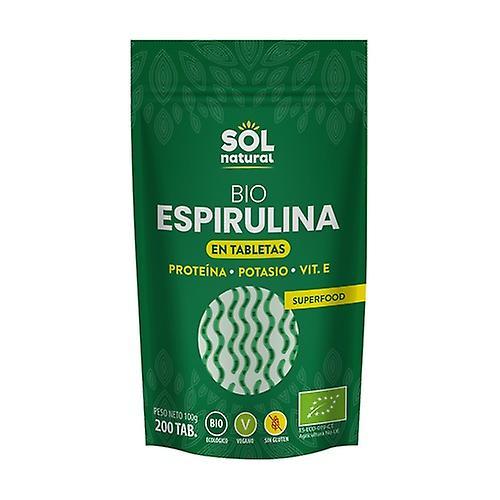 Sol Natural Spirulina in Bio tablets 200 tablets on Productcaster.