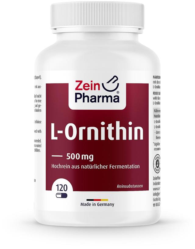 Zein Pharma L-Ornithine 500 mg 120 caps on Productcaster.