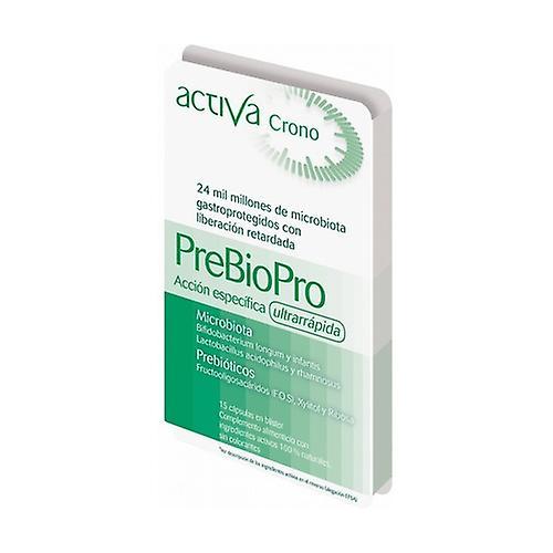 Activa prebiopro chrono 15 vegetable capsules on Productcaster.