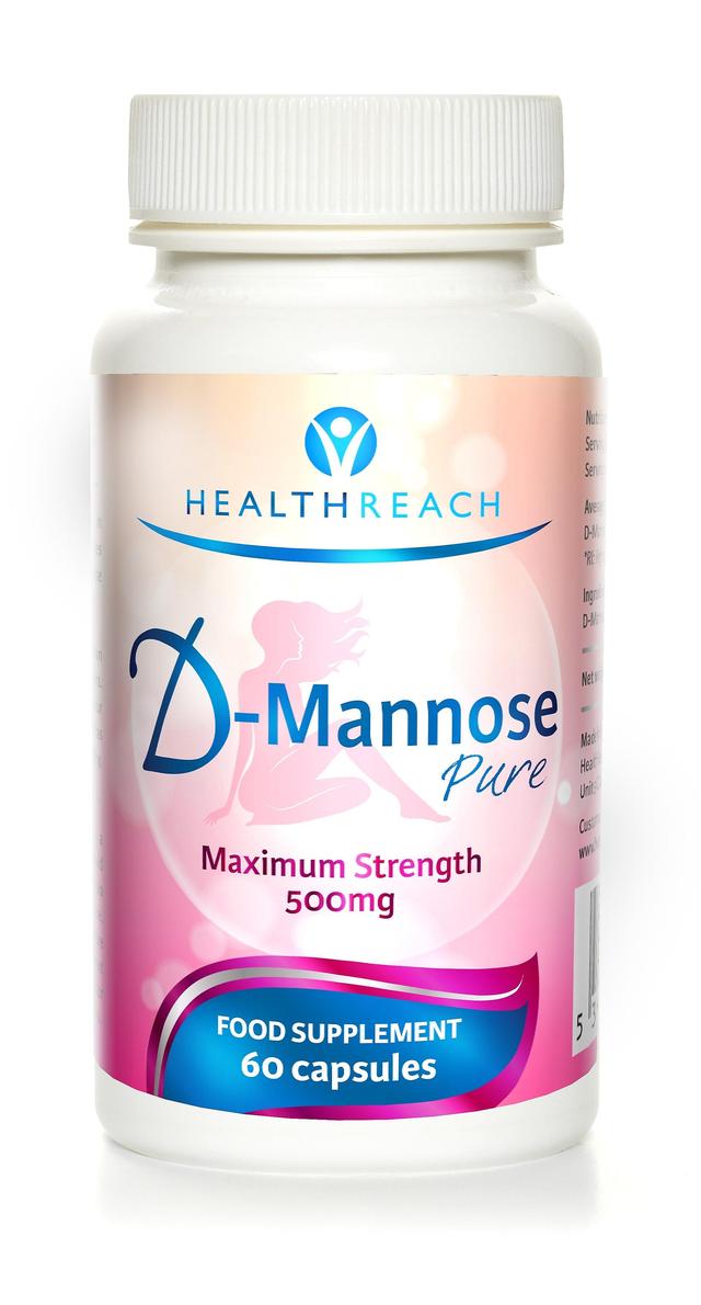 Healthreach Gesundheit erreichen d-mannose pure 500mg 60er Jahre on Productcaster.