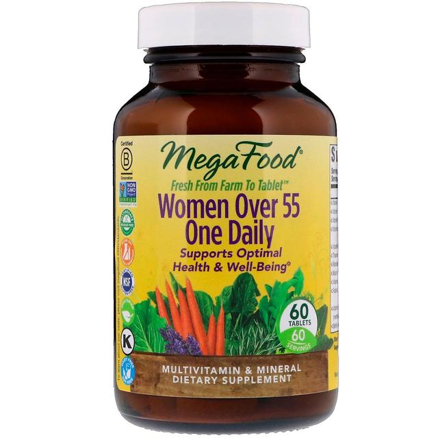 MegaFood, Mulheres com mais de 55 anos Um por dia, 60 comprimidos on Productcaster.