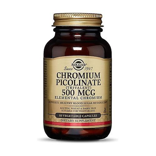 Solgar Chromium Picolinate 500 μg Vegetable 60 capsules on Productcaster.