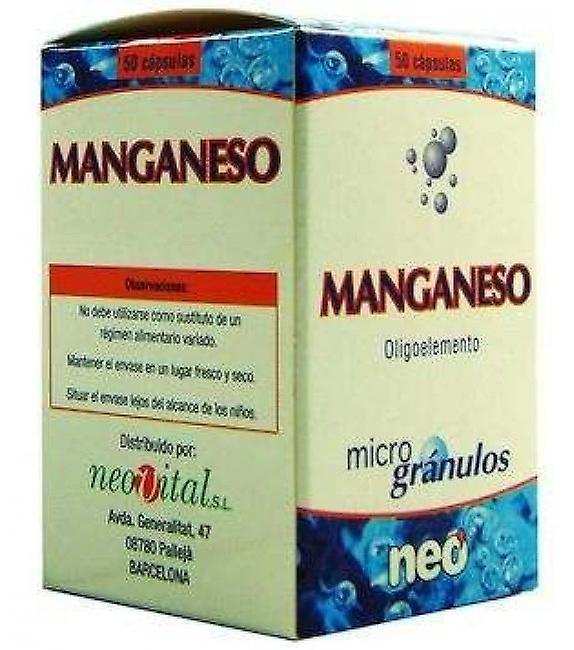 Neo Manganese Microgranules 50 Capsules on Productcaster.