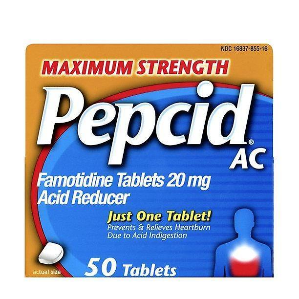 Pepcid ac maximum strength for heartburn prevention & relief, 50 ct on Productcaster.