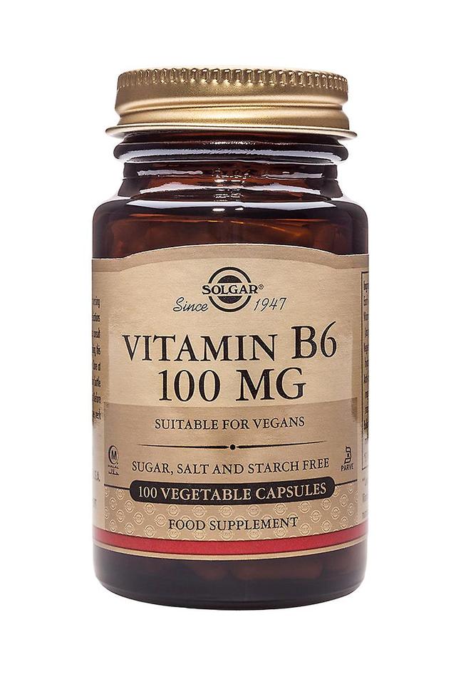 Solgar vitamín b6 100mg 100's on Productcaster.