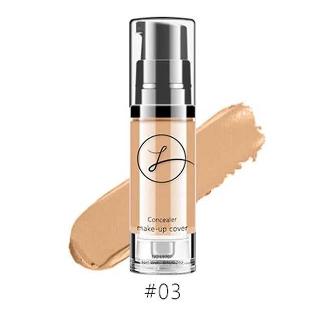 6ml Concealer Brightening Skin Tones Liquid-foundation Long Lasting Waterproof Concealer Cream 03 on Productcaster.