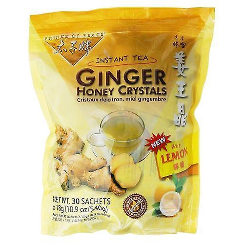 Prince Of Peace Instant Lemon Honey Ginger Crystals, 30 Count (Pack of 1) on Productcaster.