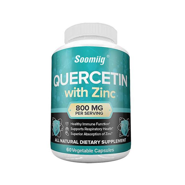 Vorallme Soomiig-quercetin With Zinc-anti - Inflammatory, Supports Cardiovascular,joint Health,natural Antioxidant Balances Free Radicals 60capsule... on Productcaster.