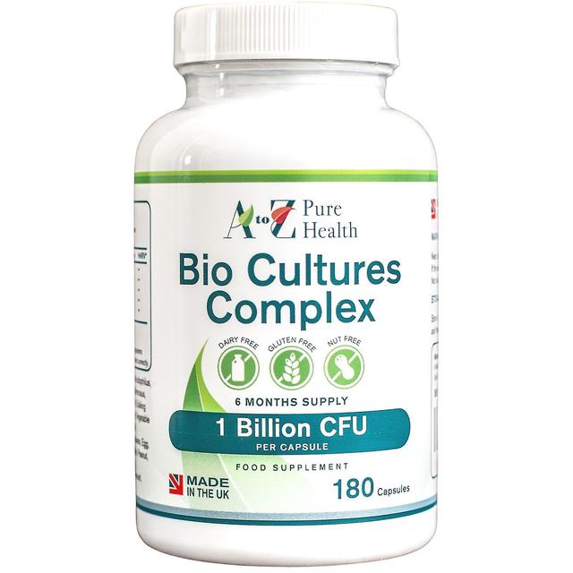 A to Z Pure Health Probiotic Bio Cultures Complex 1 Billion CFU 180 Capsules on Productcaster.