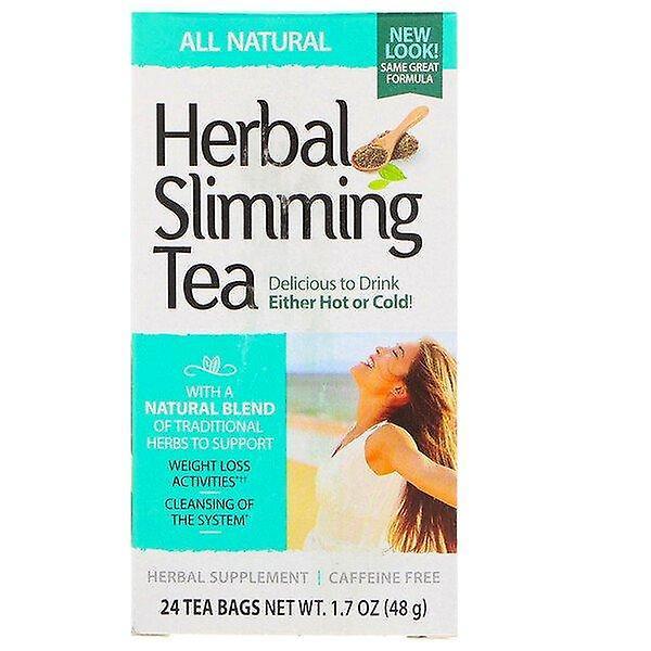 21st Century, Herbal Slimming Tea, All Natural, Caffeine Free, 24 Tea Bags, 1.7 oz (48 g) on Productcaster.