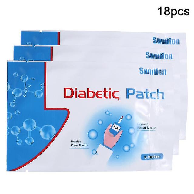 Diabetic Patch Diabetes Cure estabiliza el equilibrio de azúcar en la sangre Glucose Plaster 18pcs on Productcaster.