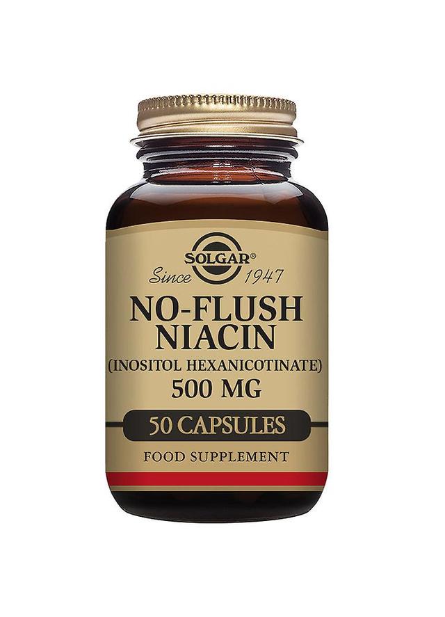 Solgar no-flush niacin 500mg 50's on Productcaster.