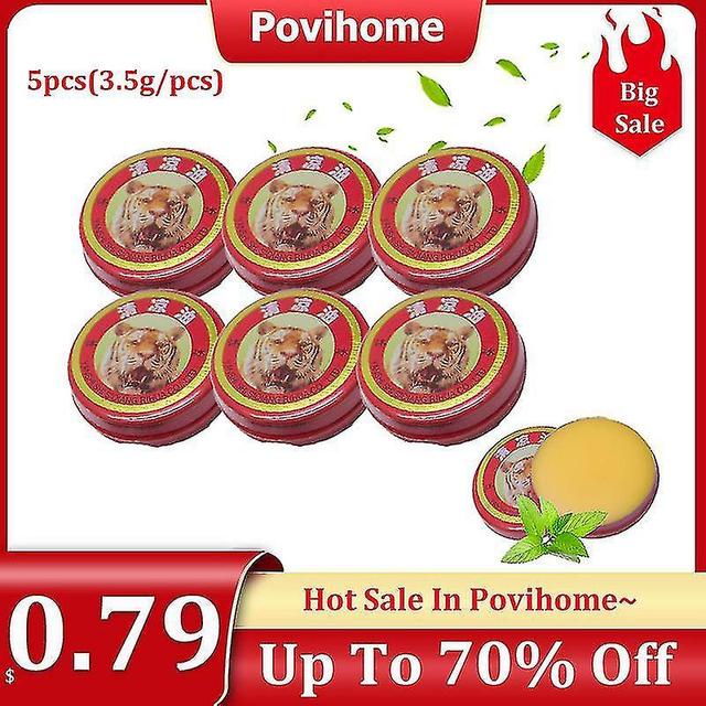 christina show 5pcs Hot Sale Tiger Balm Cooling Oil Mosquito Bite Anti-itching Cream Relieve Dizziness Headache Oin on Productcaster.