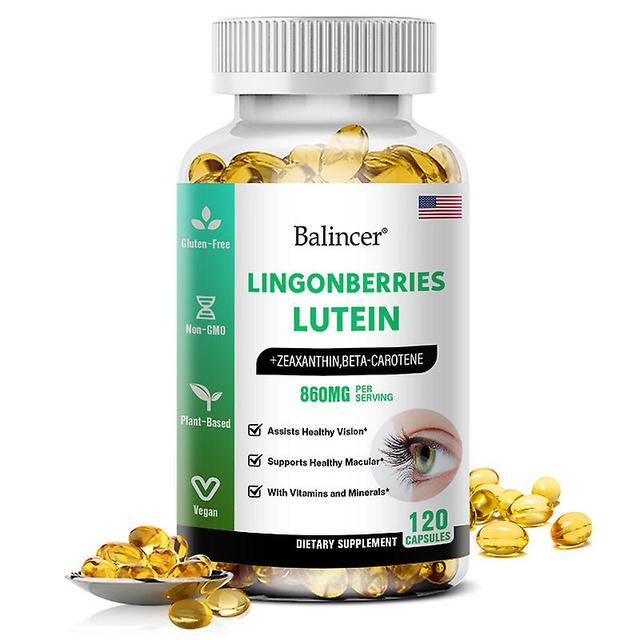 Luteínové kapsuly Vorallme Natural chrániace oči Luteínové kapsuly podporujú optimálne zdravie očí a zrak a zmierňujú únavu 120 count-1 bottle on Productcaster.