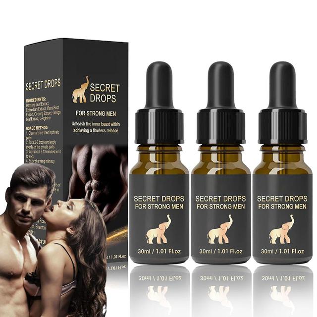 Lisade Secret Drops, Secret Drops For Strong Men, Secret Happy Drops For Strong Men, Double Happy Secret Drops For Strong Men 3pcs on Productcaster.