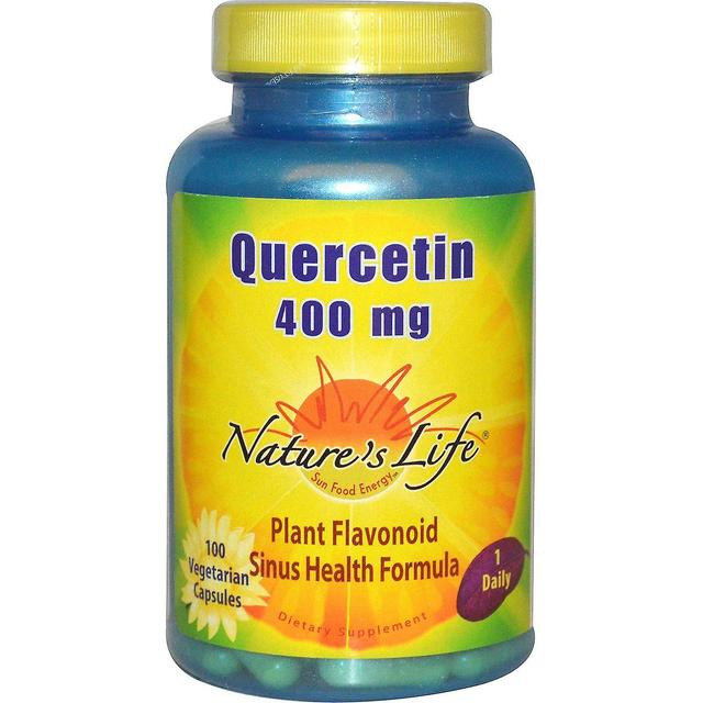 Nature's Life Nature's Vita, Quercetina, 400 mg, 100 Tappi Vegetariani on Productcaster.