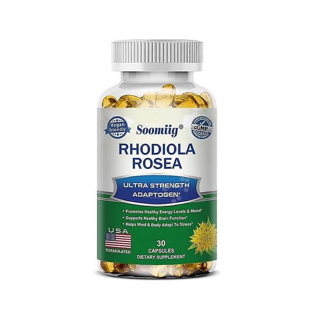 Sofirn Soomig Rhodiola Rosea Extract Supplement, Helps with Energy and Stress Management, Memory and Cognition, No Odor, Non-GMO 30 count-1 bottle on Productcaster.