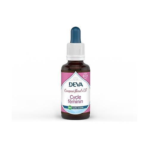 Deva Floral composition No17 Bio feminine cycle without alcohol 30 ml of floral elixir on Productcaster.