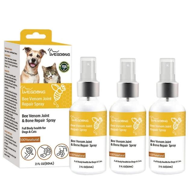 Pet Bee Venom Joint Therapy Oil pre regeneráciu celého tela pre bolesť psov mačiek 3ks on Productcaster.