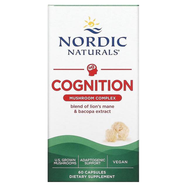 Nordic Naturals, Cognition Mushroom Complex, 60 kapsułek on Productcaster.