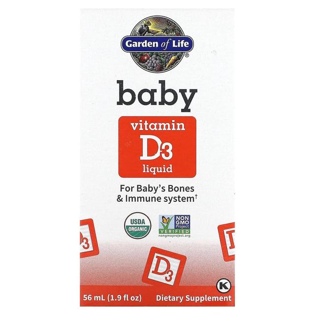 Garden of Life, Baby Vitamin D3 Liquid, 1.9 fl oz ( 56 ml) on Productcaster.