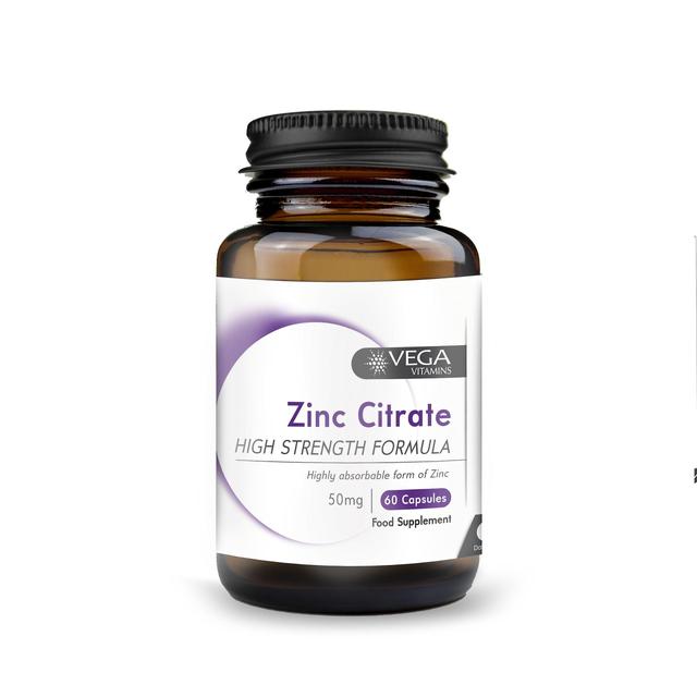 Vega zinc citrate 50mg 60's on Productcaster.