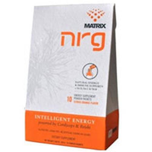 NRG Matrix Om Mushrooms Om - Energy Powder Drink with Cordyceps & Reishi Citrus-Orange, 10 Packets (Pack of 6) on Productcaster.