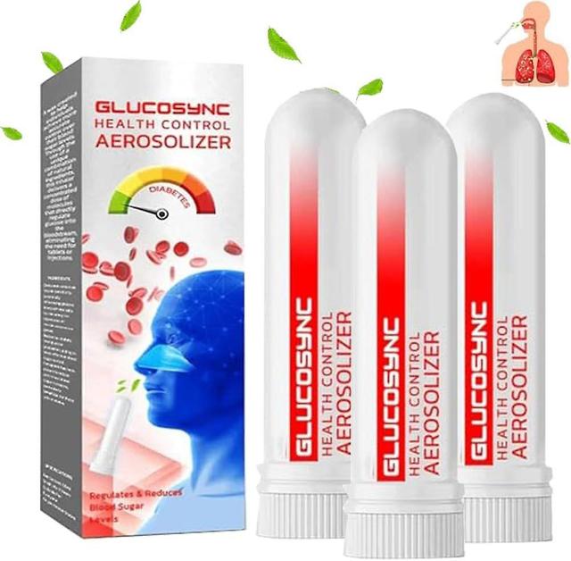 Kruidenneusinhalator Gezondheidscontrole Aërosolizer, Natuurlijke Suikercontrole Supplement Bloedglucosebalans Ondersteuning Neusinhalator Stick 1 ... on Productcaster.