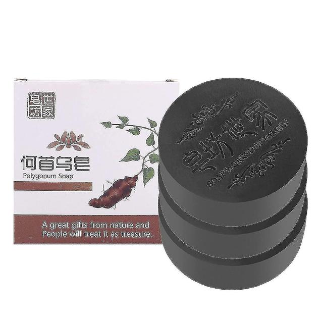 Anking He Shou Wu Soap Hair Growth, Black & Thick Hair Fallopia Multiflora Shampoo He Shou Wu Shampoo Soap, He Shou Wu Extract Shampoo Deep Cleansi... on Productcaster.