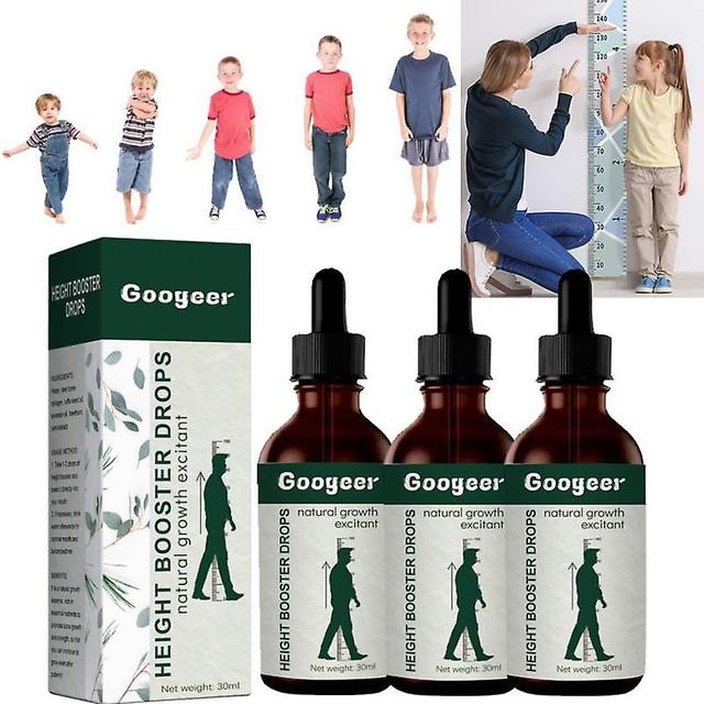 1-3x Height Booster Drops,plant Extract High Oil For Bone Growth,boost Metabolism 3pcs on Productcaster.