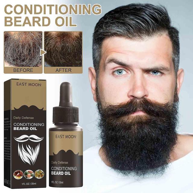 Men Liquid Beard Growth Fast Enhance Facial Nutrition Moustache Beard 30ml on Productcaster.