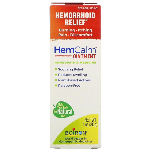 Boiron, Unguento di HemCalm, Sollievo Emorroide, 30 g on Productcaster.