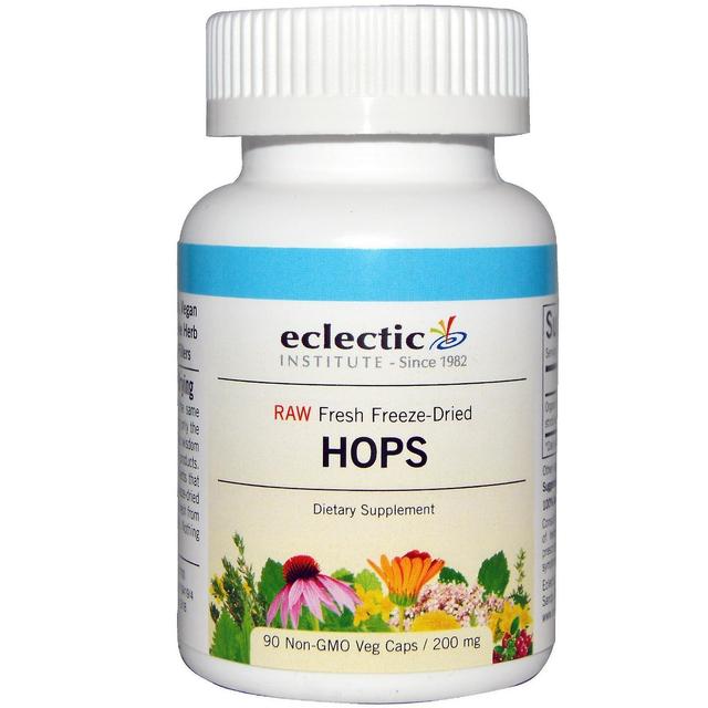 Eclectic Institute, Hops, 200 mg, 90 Non-GMO Veggie Caps on Productcaster.