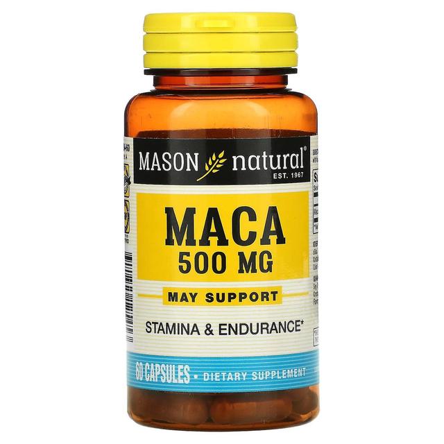 Mason Natural, Maca, 500 mg, 60 kapselia on Productcaster.