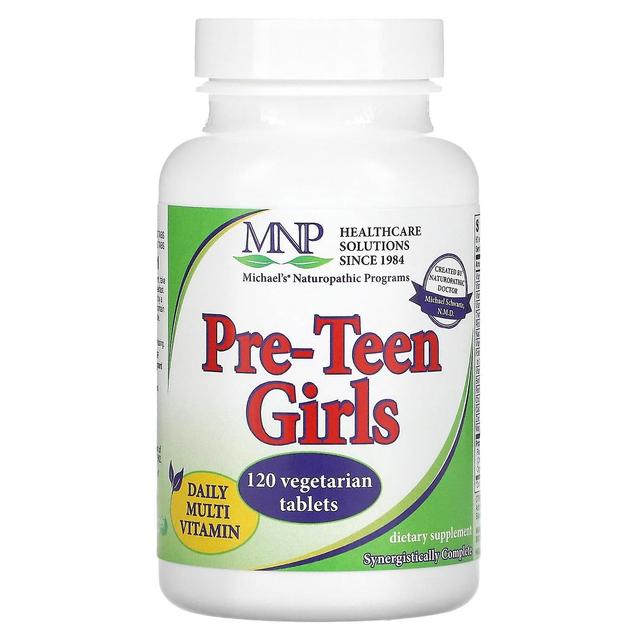 Michael's Naturopathic, Pre-Teen Girls, Daily Multi Vitamin, 120 Vegetarian Tablets on Productcaster.