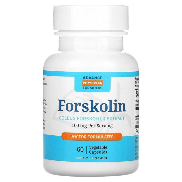 Advance Physician Formulas, In Advance Physician Formulas, Inc., Forskolin, Coleus Forskohlii Extract, 100 mg, 60 Vegetable Capsule on Productcaster.