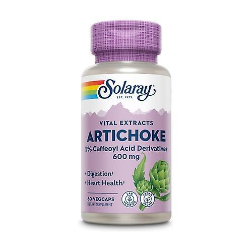 Solaray Artichoke 60 vegetable capsules on Productcaster.